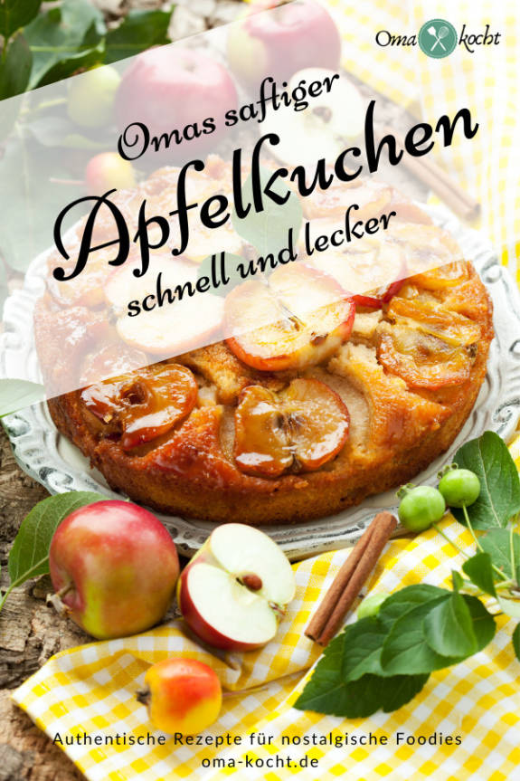 Saftiger Apfelkuchen, Schnell Und Lecker | Oma Kocht